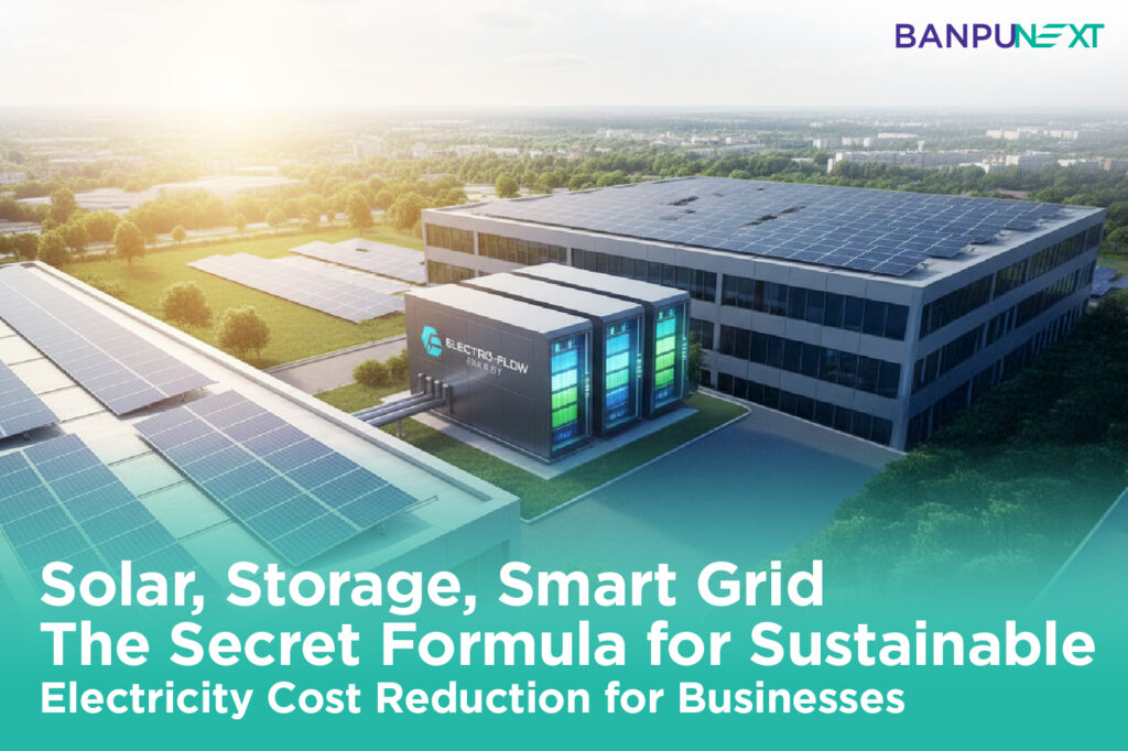 Solar, Storage, Smart Grid: The Secret Formula for Sustainable Electricity Cost Reduction for Businesses