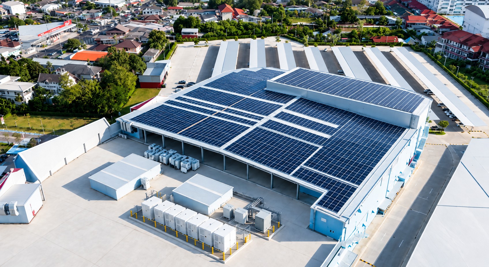 Rooftop Solar is a strategic investment that can help industrial sectors reduce electricity costs. The typical payback period is around 3–5 years, depending on capacity and the facility’s electricity consumption profile.
